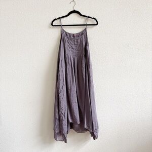 NWOT CP Shades Purple Striped Tank Strap Dress, Size Small SAMPLE